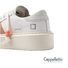Carica l'immagine nel visualizzatore di Gallery, HILL LOW PLATFORM Donna Calf White/Copper
