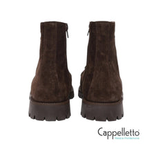 Carica l'immagine nel visualizzatore di Gallery, CPH 849 Polacchino Stringato Donna in Suede Cioccolato
