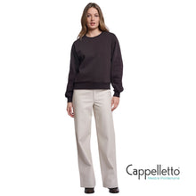 Carica l'immagine nel visualizzatore di Gallery, MANAR Maglia con Maniche Lavorate Caffè

