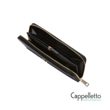 Carica l'immagine nel visualizzatore di Gallery, CAMELIA L Zip Around Slim Ares Nero

