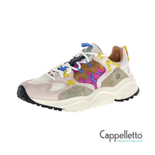 Carica l'immagine nel visualizzatore di Gallery, YAMABUSHI Sneaker Donna Suede/Nylon Ripstop Cipria
