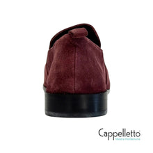 Carica l'immagine nel visualizzatore di Gallery, PERCY Mocassino in Camoscio Bordeaux
