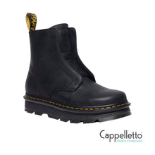 Carica l&#39;immagine nel visualizzatore di Gallery, ZEBZAG LACELESS Stivaletti in Pelle Nera Senza Lacci
