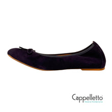 Carica l'immagine nel visualizzatore di Gallery, CACERIN Ballerina in Camoscio Ocean
