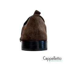 Carica l'immagine nel visualizzatore di Gallery, PERCY Mocassino in Camoscio Cioccolato

