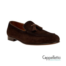 Carica l'immagine nel visualizzatore di Gallery, Mocassino Uomo con Nappine in Crosta T.Moro M700

