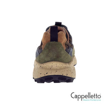 Carica l&#39;immagine nel visualizzatore di Gallery, YAMANO 3 UNI Suede/Nylon Knitted Fabric Leo Anthracite
