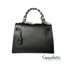 Carica l&#39;immagine nel visualizzatore di Gallery, Borsa Grande Dipinta a Mano Nero
