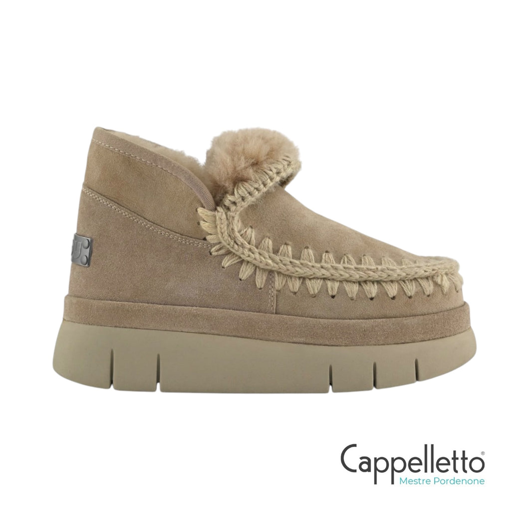Bounce Welt Sneaker Suede Camel