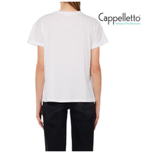 Carica l'immagine nel visualizzatore di Gallery, T-Shirt con Ricamo a Jour Bianco WA6413
