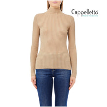 Carica l&#39;immagine nel visualizzatore di Gallery, Maglia Collo Alto Oro MF5389
