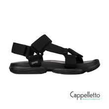 Carica l&#39;immagine nel visualizzatore di Gallery, KARST Sandalo Nero in PET Riciclato Donna
