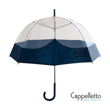Carica l&#39;immagine nel visualizzatore di Gallery, Transparent Moustache Bubble Umbrella Blu Navy
