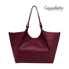 Carica l&#39;immagine nel visualizzatore di Gallery, DUA Big Borsa in Pelle WineBerry/T.Moro

