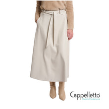 Carica l&#39;immagine nel visualizzatore di Gallery, CHELSEA Gonna in EcoPelle Betulla
