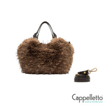 Carica l'immagine nel visualizzatore di Gallery, ++DUA Borsa Media Fur Espresso
