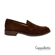 Carica l&#39;immagine nel visualizzatore di Gallery, BALIZA Mocassino Donna in Suede Testa di Moro
