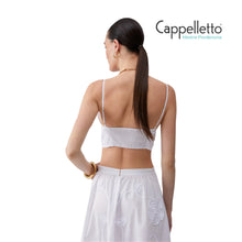 Carica l'immagine nel visualizzatore di Gallery, Top in Popeline con Ricamo Bianco CA6181
