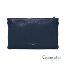 Carica l'immagine nel visualizzatore di Gallery, HERMY Busta in pelle Navy
