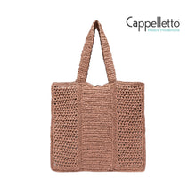 Carica l'immagine nel visualizzatore di Gallery, NEFELI Shopper in Paglia Crochet Blush
