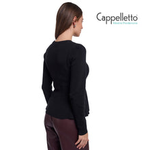 Carica l'immagine nel visualizzatore di Gallery, JELILAH Pullover con Peplum Nero
