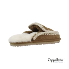 Carica l&#39;immagine nel visualizzatore di Gallery, Slipper Full Eskimo Stitch Cognac
