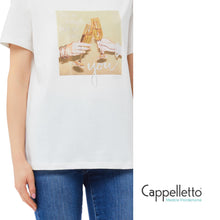 Carica l&#39;immagine nel visualizzatore di Gallery, T-Shirt Moda Manica Corta Bianco/LifeStyle MF5415

