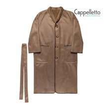 Carica l&#39;immagine nel visualizzatore di Gallery, PAVIA Cappotto Reversibile EcoVisone - Palude
