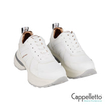 Carica l'immagine nel visualizzatore di Gallery, VICTORIA Donna in Pelle Bianca Mesh e Suede 1082
