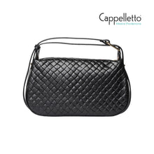 Carica l&#39;immagine nel visualizzatore di Gallery, MAVIRA PLOT Borsa in Pelle Black/Gold
