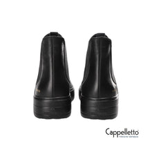 Carica l&#39;immagine nel visualizzatore di Gallery, 91 Leather Chelsea Boot Donna Nero
