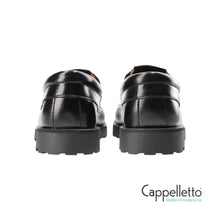 Carica l&#39;immagine nel visualizzatore di Gallery, CPH 616 Scarpa Derby Uomo in Pelle Nera
