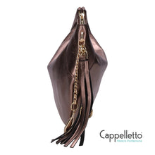 Carica l'immagine nel visualizzatore di Gallery, Borsetta 3047 in Pelle Laminata Metallic Gold

