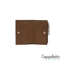 Carica l&#39;immagine nel visualizzatore di Gallery, WALLETS DOLLARO 6003 in Pelle Laminata Toasted
