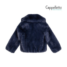Carica l&#39;immagine nel visualizzatore di Gallery, PASQUA Giacca Corta Tessuto EcoVolpe - Blue Navy
