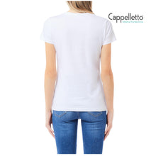 Carica l&#39;immagine nel visualizzatore di Gallery, T-Shirt Manica Corta Bianca Cat Fashion UF5265
