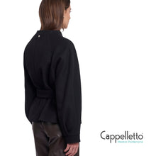 Carica l'immagine nel visualizzatore di Gallery, CORNELIA Cappottino con Cintura Nero
