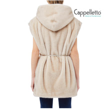 Carica l&#39;immagine nel visualizzatore di Gallery, Gilet In EcoPelliccia Natural Beige MF5364
