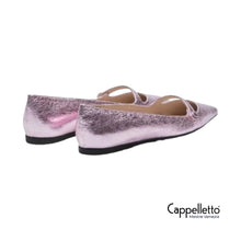 Carica l&#39;immagine nel visualizzatore di Gallery, VULCANO Ballerina in Pelle Rosa
