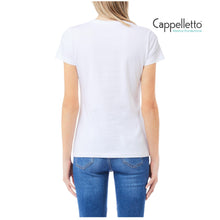 Carica l&#39;immagine nel visualizzatore di Gallery, T-Shirt Manica Corta Bianca LiuJo Stilish UF5265
