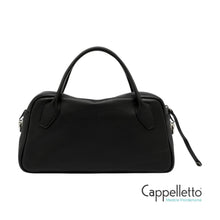 Carica l'immagine nel visualizzatore di Gallery, CINDY Borsa con Manici in Pelle Nera
