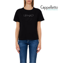 Carica l'immagine nel visualizzatore di Gallery, T-Shirt con Applicazioni Gioiello Naro WA6238
