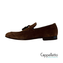 Carica l&#39;immagine nel visualizzatore di Gallery, Mocassino Nappine 464 Softy Ebano
