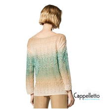 Carica l&#39;immagine nel visualizzatore di Gallery, MASSIVE Maglia ZigZag Degradè Acqua
