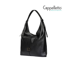Carica l&#39;immagine nel visualizzatore di Gallery, WENDA DO Borsa in Pelle Black/Gold
