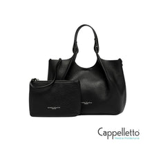 Carica l'immagine nel visualizzatore di Gallery, DUA Borsa Media Pelle Nera
