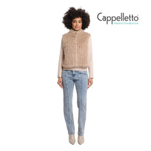 Carica l&#39;immagine nel visualizzatore di Gallery, DAVA Gilet in EcoPelliccia Avena
