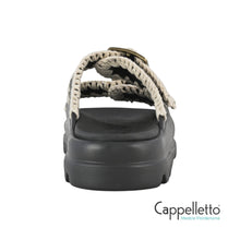 Carica l&#39;immagine nel visualizzatore di Gallery, EVA One-Piece Slide Two Buckle Black/White
