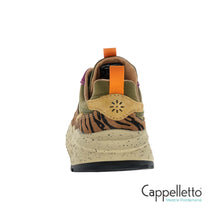 Carica l'immagine nel visualizzatore di Gallery, WAVE UNI Sneakers in Suede/Tessuto Marrone-Verde
