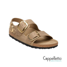 Carica l'immagine nel visualizzatore di Gallery, MILANO Donna Big Buckle Tobacco Brown
